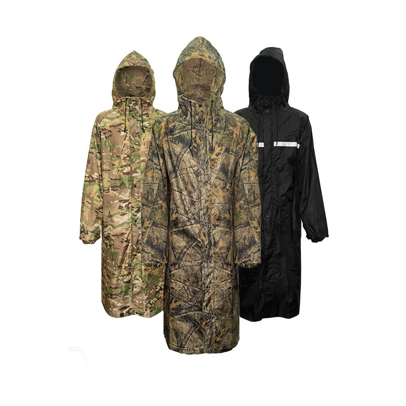 Fishing Rain Suit - Camouflage Lange Regenjas Voor Mannen Tactiek