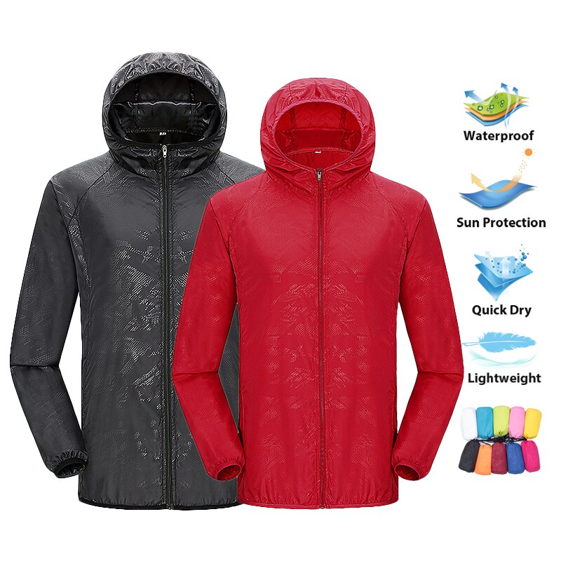 Fishing Rain Suit - LNGXO Unisex Wandeljas Mannen Vrouwen Waterdicht
