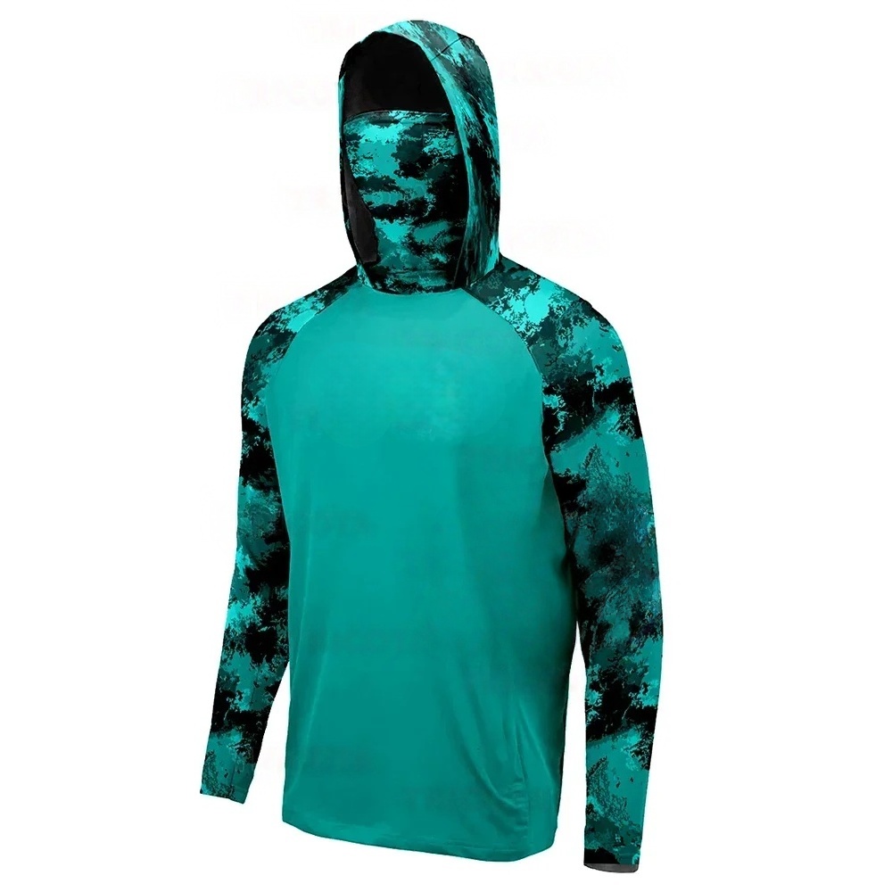 Fishing Shirt Uv Protection - MALFC Visserijkleding Heren Hoodie Visserijshirt lange