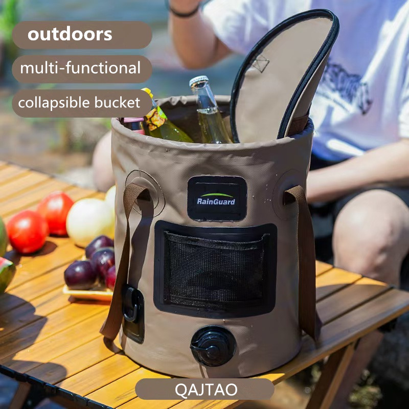 Fishing Bag Waterproof - 25L Draagbare Opvouwbare Emmer Buitenreis Wateropslagzak