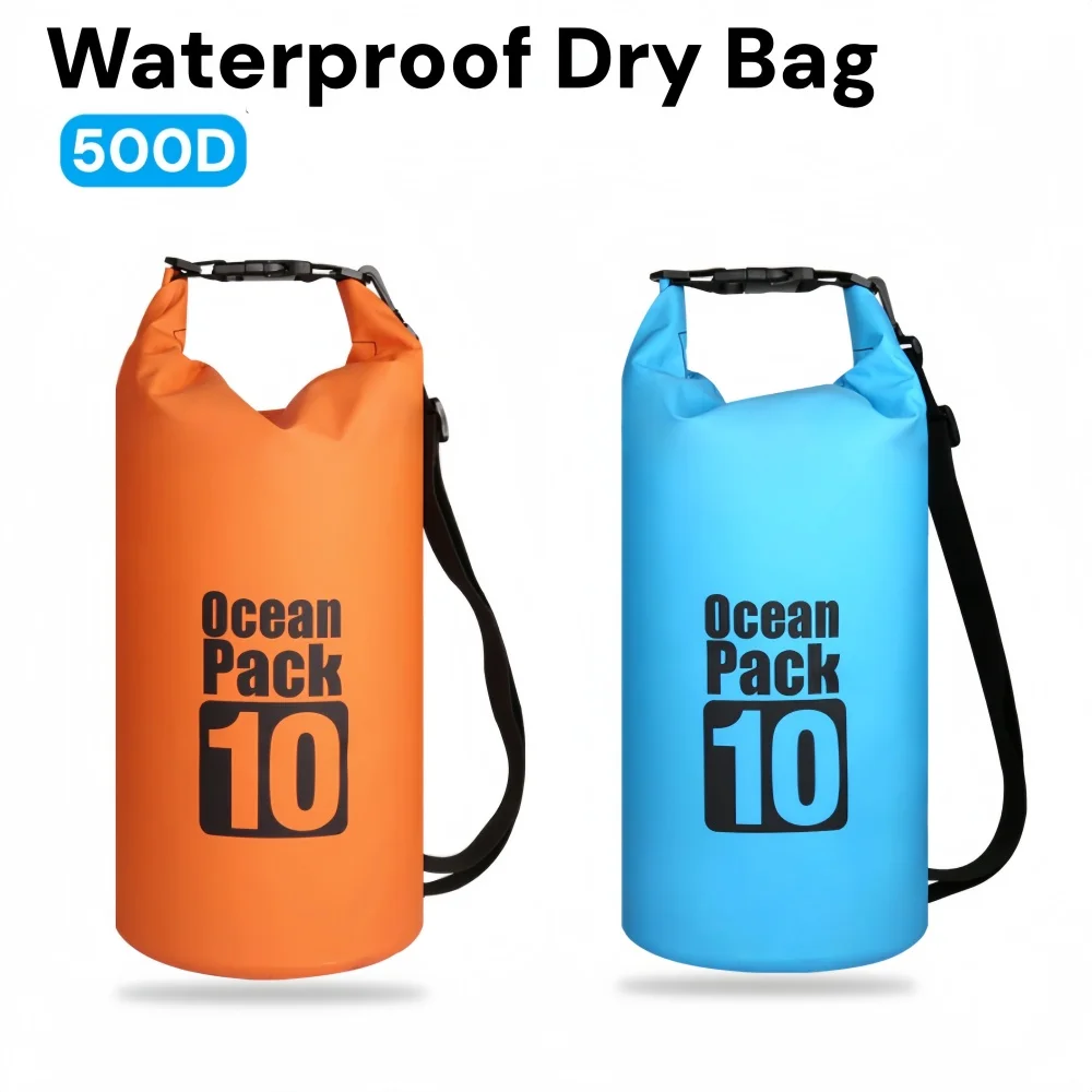 Fishing Bag Waterproof - 500D waterdichte droge tas drijvend, roll-top