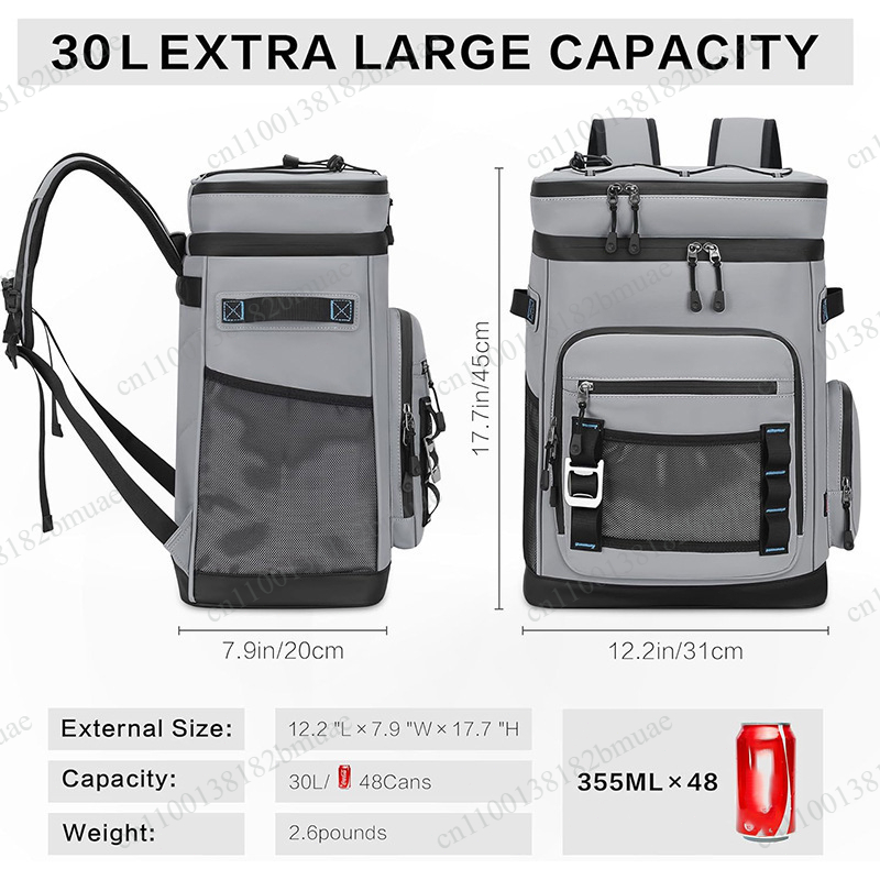 Fishing Backpack - Voor mannen en vrouwen, lekvrije koelrugzak