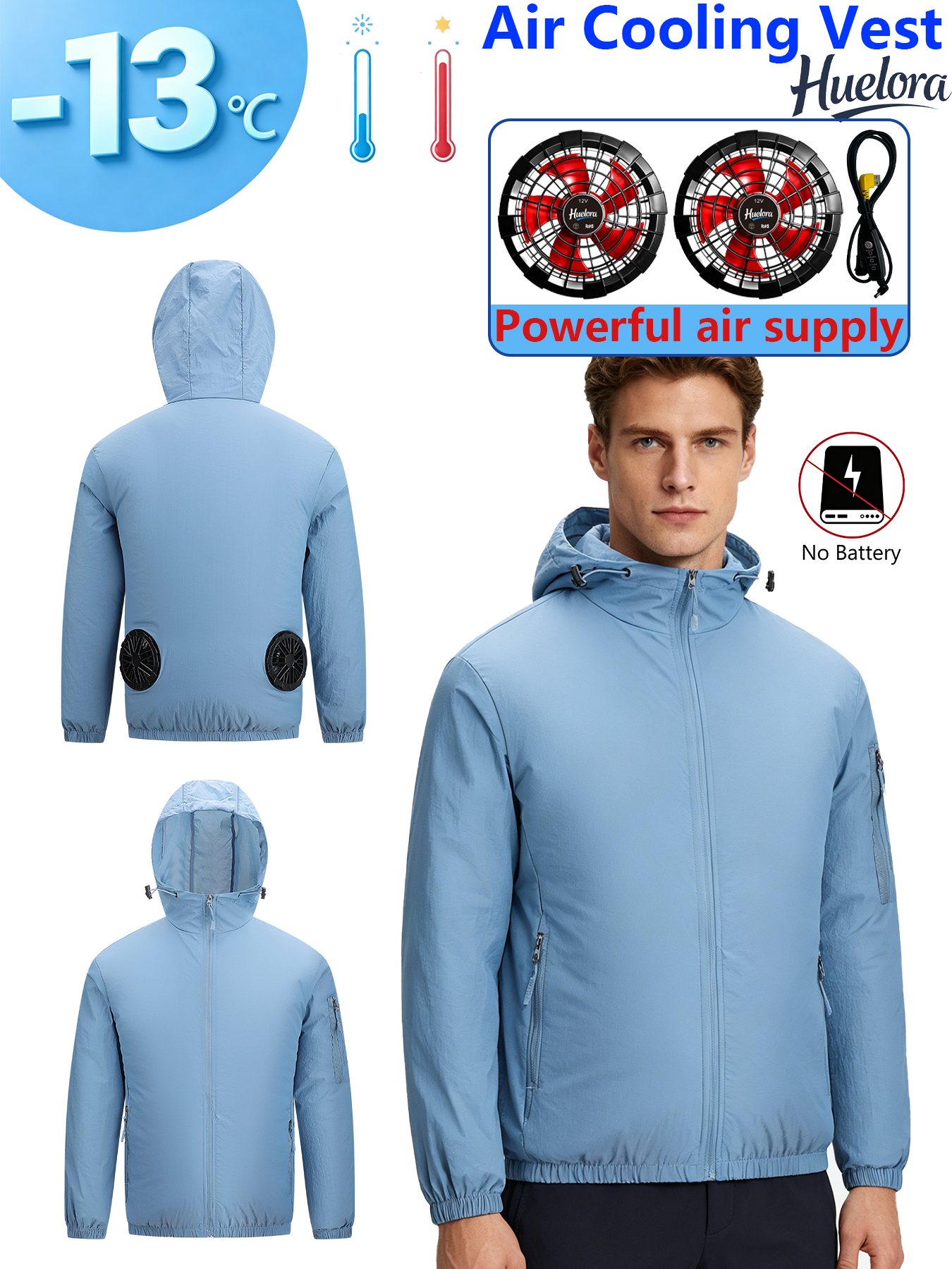 Herensjas met capuchon, USB-ko - Fishing Hoodie recensie en prijs