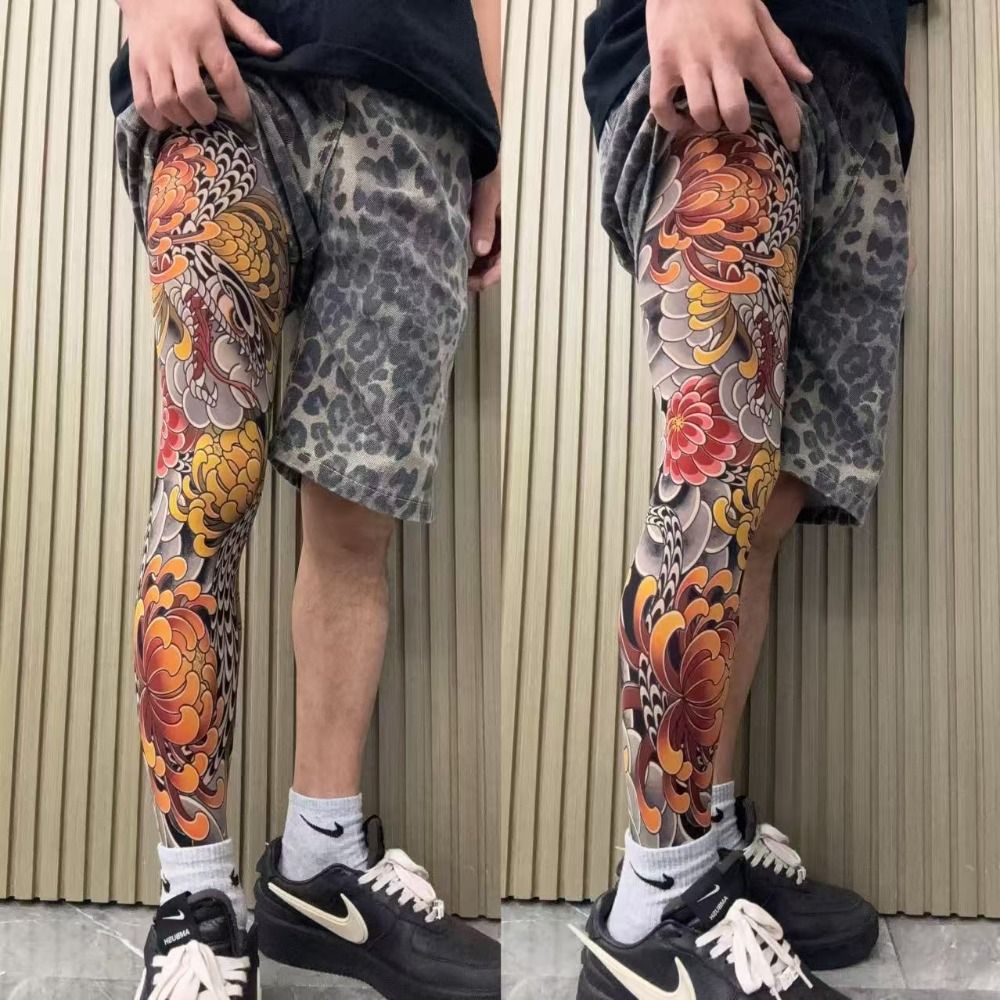 Fake Tattoo-sokken met volledi - Fishing Socks recensie en prijs