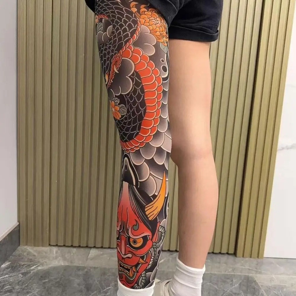 Fake Tattoo-sokken met volledi - Fishing Socks recensie en prijs
