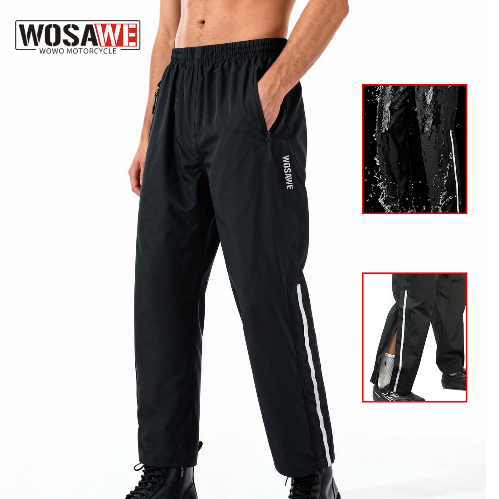 WOSAWE Motorrijwiel Regendicht - Fishing Pants Waterproof recensie en prijs