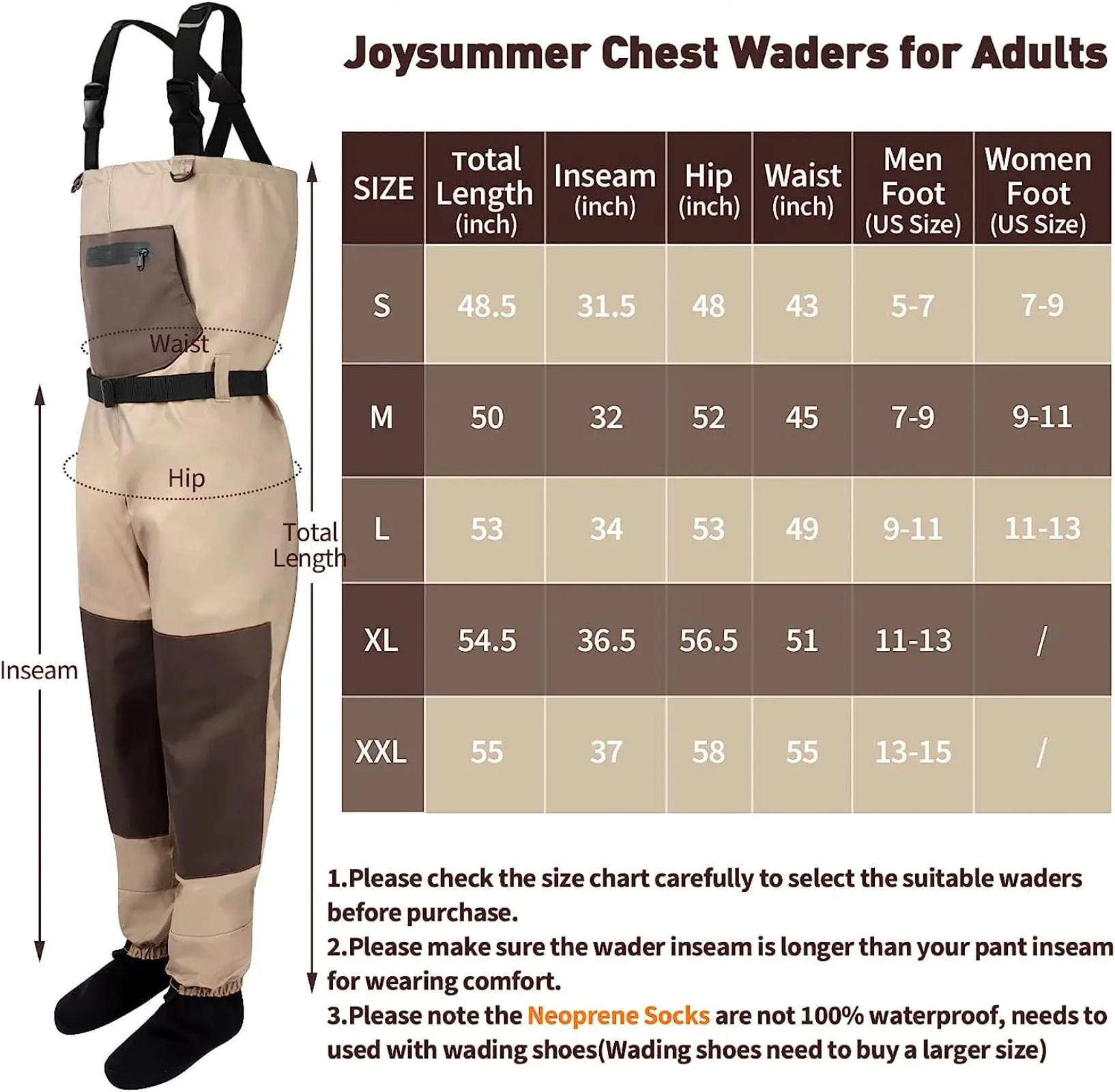 Goture 3-laags ademende waterd - Fishing Waders recensie en prijs